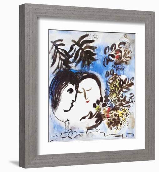 The Lovers-Marc Chagall-Framed Art Print