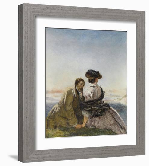 The Lovers-William Powell Frith-Framed Premium Giclee Print