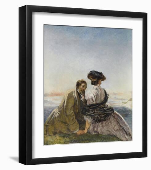 The Lovers-William Powell Frith-Framed Premium Giclee Print