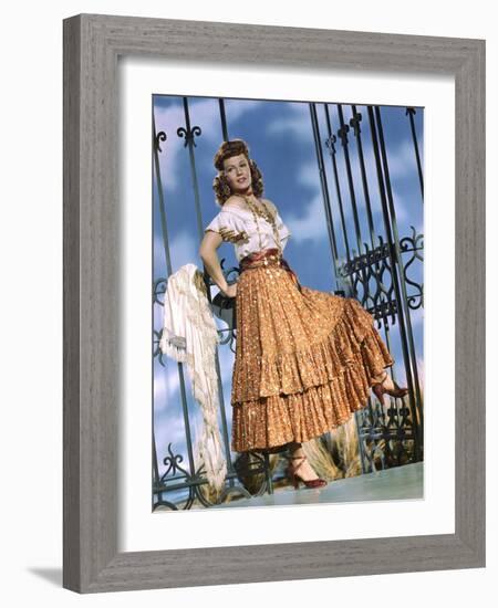 THE LOVES OF CARMEN, 1948 directed by CHARLES VIDOR Rita Hayworth (photo)-null-Framed Photo