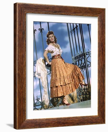 THE LOVES OF CARMEN, 1948 directed by CHARLES VIDOR Rita Hayworth (photo)-null-Framed Photo