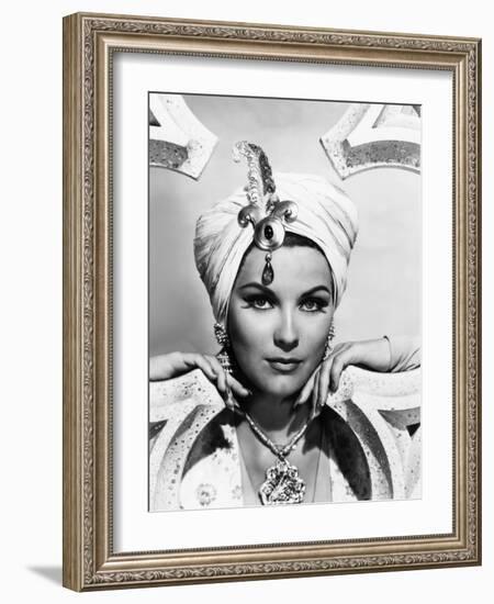 The Loves of Omar Khayyam, Debra Paget, 1957-null-Framed Photo