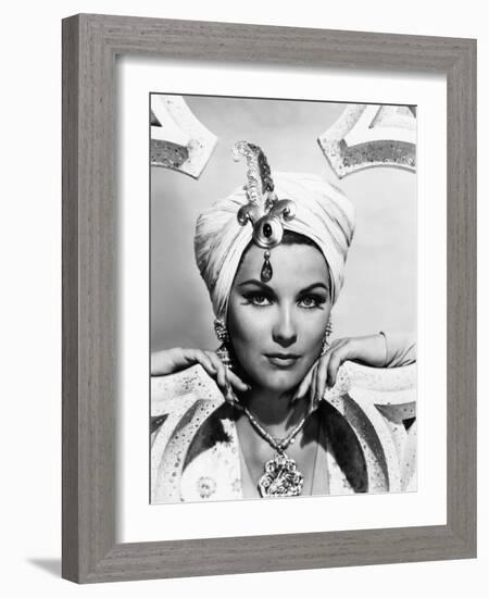 The Loves of Omar Khayyam, Debra Paget, 1957-null-Framed Photo