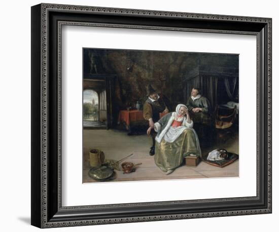 The Lovesick Maiden, C1660-Jan Steen-Framed Giclee Print