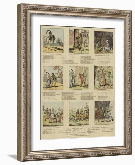 The Loving Ballad of Lord Bateman-George Cruikshank-Framed Giclee Print