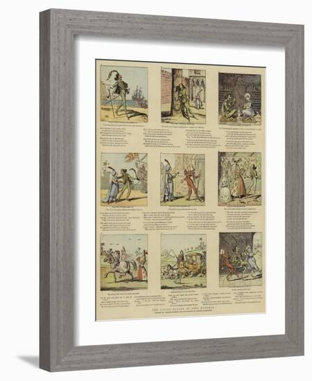 The Loving Ballad of Lord Bateman-George Cruikshank-Framed Giclee Print