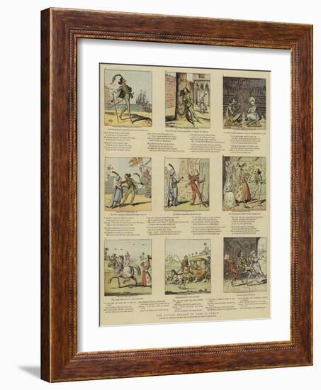 The Loving Ballad of Lord Bateman-George Cruikshank-Framed Giclee Print