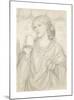 The Loving Cup - Compositional Study-Dante Gabriel Rossetti-Mounted Premium Giclee Print