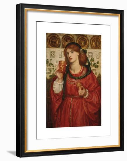 The Loving Cup-Dante Gabriel Rossetti-Framed Premium Giclee Print