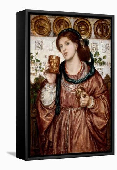 The Loving Cup-Dante Gabriel Rossetti-Framed Premier Image Canvas