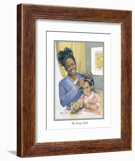 The Loving Touch-Bev Lopez-Framed Art Print