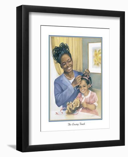 The Loving Touch-Bev Lopez-Framed Art Print