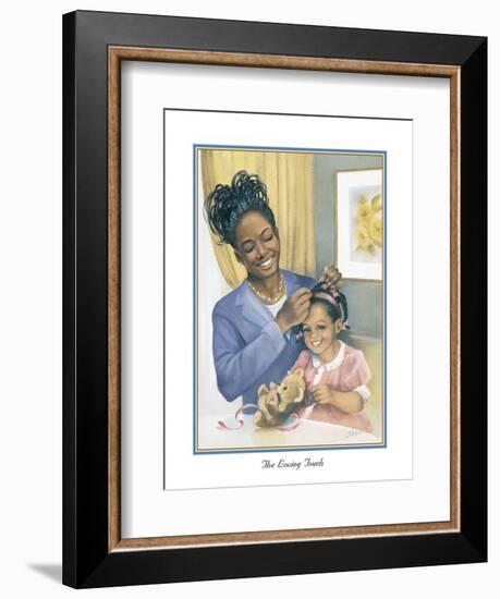 The Loving Touch-Bev Lopez-Framed Art Print