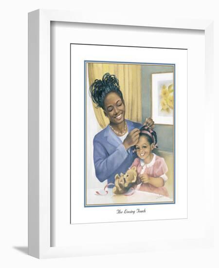 The Loving Touch-Bev Lopez-Framed Art Print