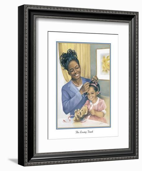 The Loving Touch-Bev Lopez-Framed Art Print