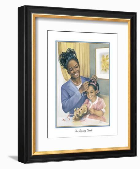 The Loving Touch-Bev Lopez-Framed Art Print