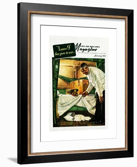 The Lower 9 Have Gone to War-Charles Bracker-Framed Giclee Print