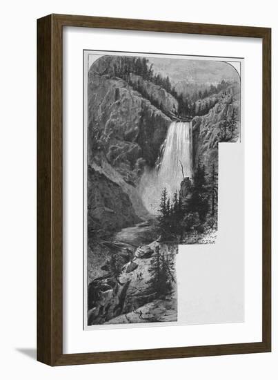 'The Lower Falls', 1883-Unknown-Framed Giclee Print