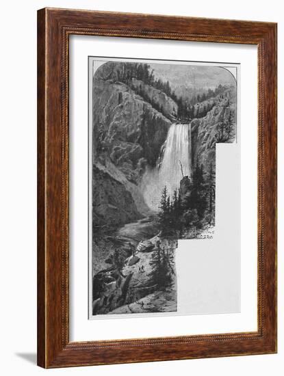 'The Lower Falls', 1883-Unknown-Framed Giclee Print