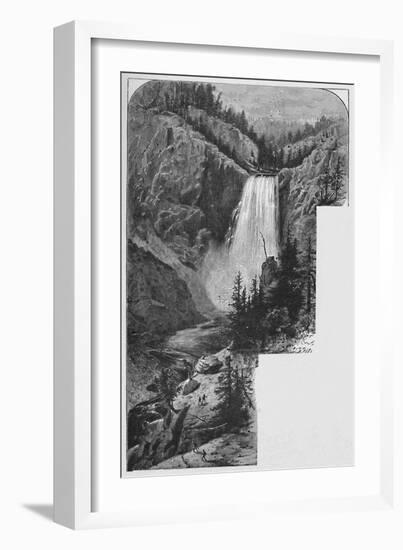 'The Lower Falls', 1883-Unknown-Framed Giclee Print