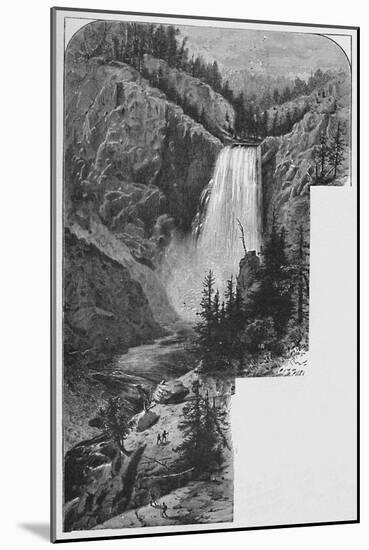 'The Lower Falls', 1883-Unknown-Mounted Giclee Print