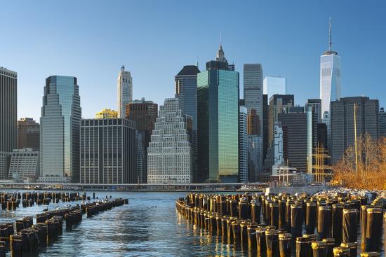 The Lower Manhattan Skyline From Brooklyn Bridge Park New York City Photographic Print Jon Hicks Art Com The Lower Manhattan Skyline From Brooklyn Bridge Park New York City Photographic Print Jon Hicks Art Com