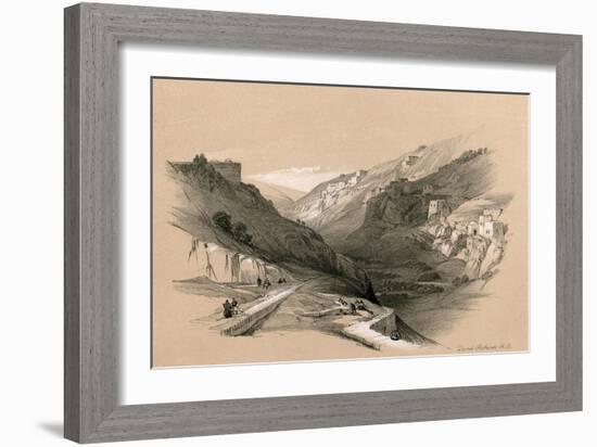 The Lower Pool of Siloam, 1855-David Roberts-Framed Giclee Print