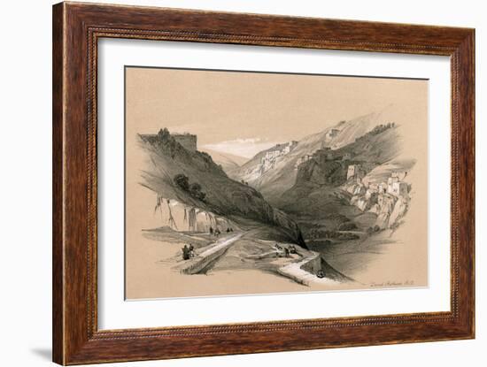 The Lower Pool of Siloam, 1855-David Roberts-Framed Giclee Print