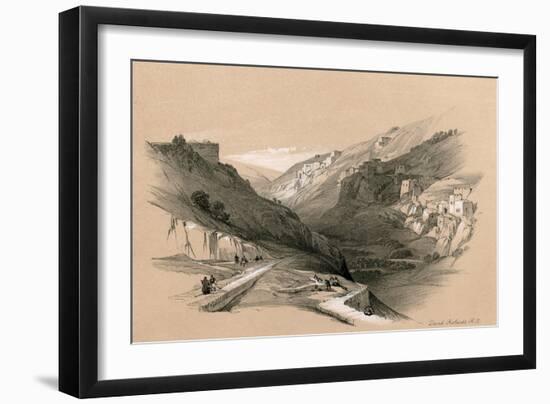The Lower Pool of Siloam, 1855-David Roberts-Framed Giclee Print