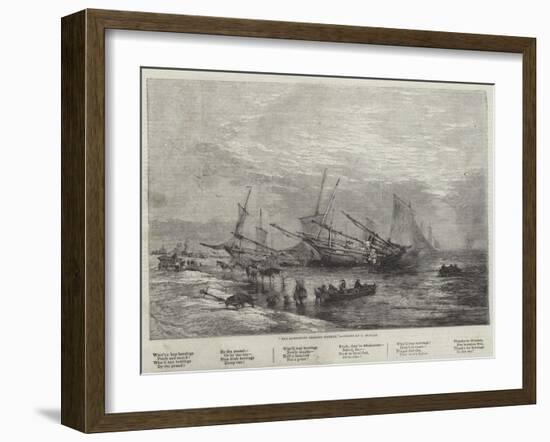 The Lowestoft Herring Fishery-Edward Duncan-Framed Giclee Print