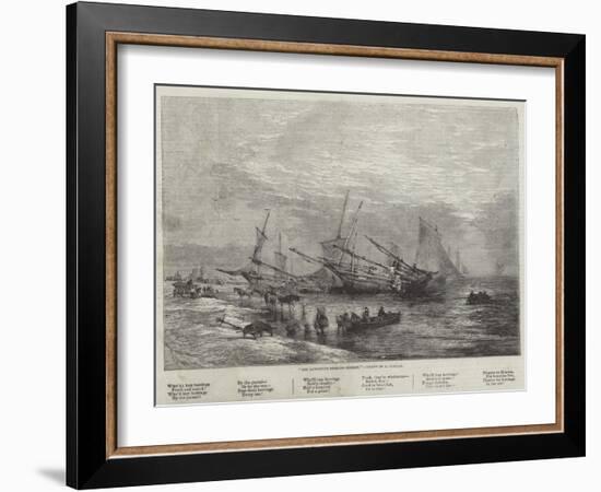 The Lowestoft Herring Fishery-Edward Duncan-Framed Giclee Print