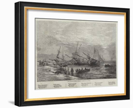 The Lowestoft Herring Fishery-Edward Duncan-Framed Giclee Print