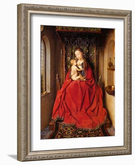 The Lucca Madonna, C.1437 (Oil on Panel)-Jan van Eyck-Framed Giclee Print