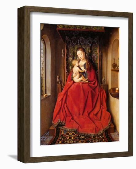 The Lucca Madonna, C.1437 (Oil on Panel)-Jan van Eyck-Framed Giclee Print
