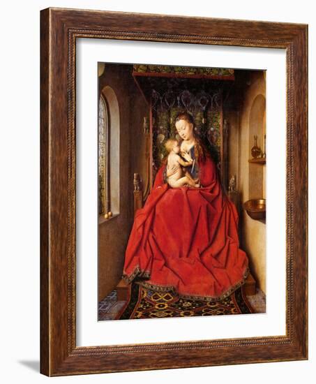 The Lucca Madonna, C.1437 (Oil on Panel)-Jan van Eyck-Framed Giclee Print