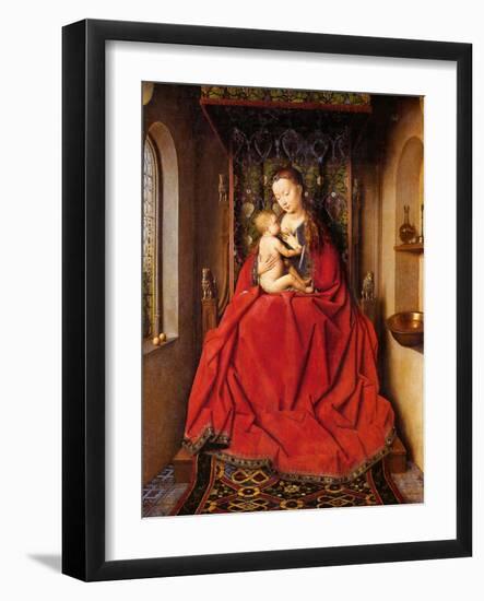 The Lucca Madonna, C.1437 (Oil on Panel)-Jan van Eyck-Framed Giclee Print