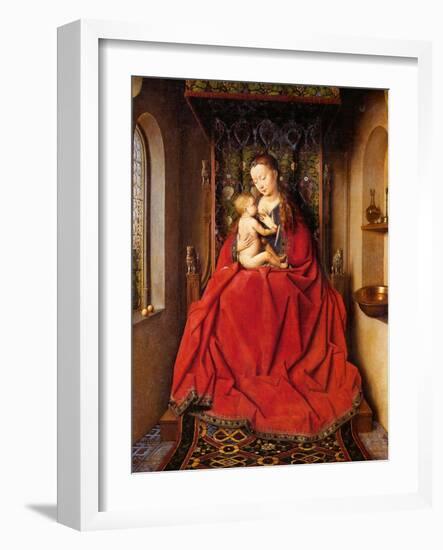 The Lucca Madonna, C.1437 (Oil on Panel)-Jan van Eyck-Framed Giclee Print