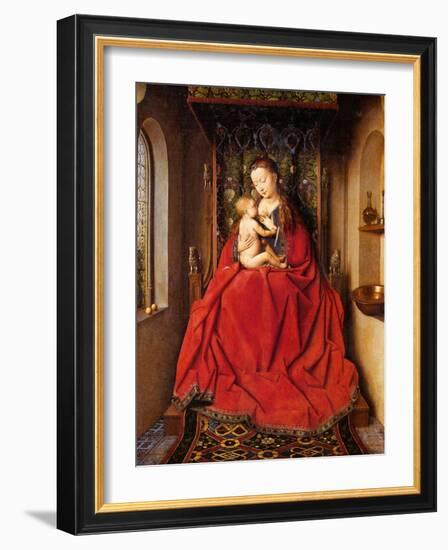 The Lucca Madonna, C.1437 (Oil on Panel)-Jan van Eyck-Framed Giclee Print