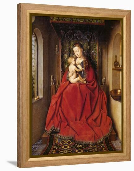 The Lucca Madonna-Jan van Eyck-Framed Premier Image Canvas