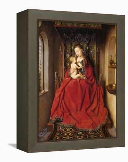 The Lucca Madonna-Jan van Eyck-Framed Premier Image Canvas