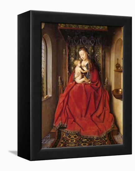The Lucca Madonna-Jan van Eyck-Framed Premier Image Canvas