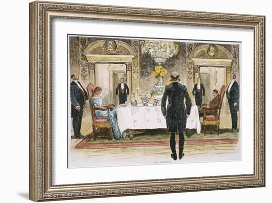 The Lucky Rich, 1896-Charles Dana Gibson-Framed Giclee Print