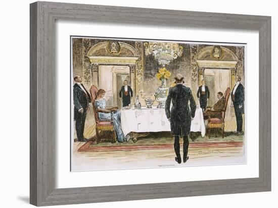 The Lucky Rich, 1896-Charles Dana Gibson-Framed Giclee Print