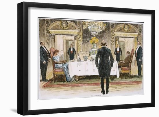 The Lucky Rich, 1896-Charles Dana Gibson-Framed Giclee Print