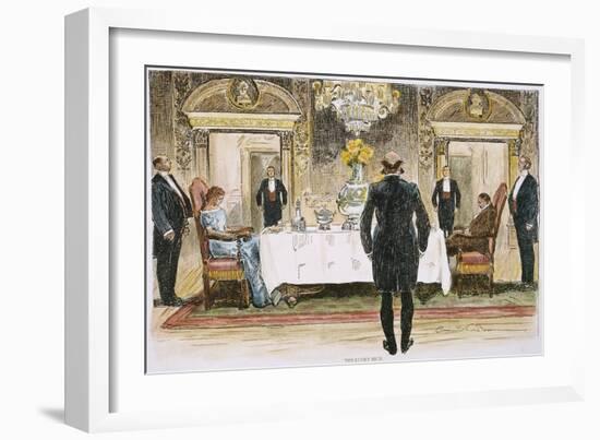 The Lucky Rich, 1896-Charles Dana Gibson-Framed Giclee Print