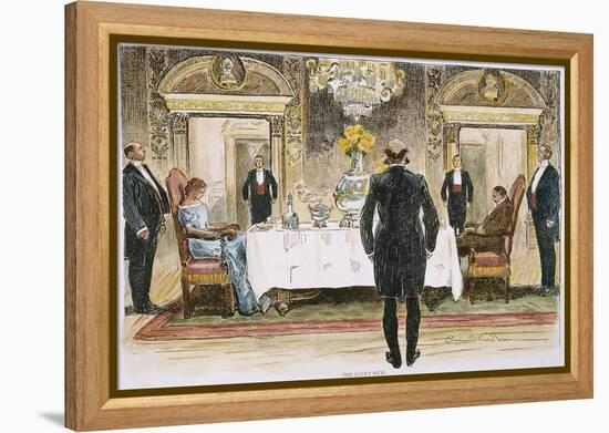 The Lucky Rich, 1896-Charles Dana Gibson-Framed Premier Image Canvas