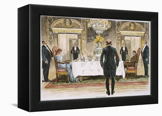 The Lucky Rich, 1896-Charles Dana Gibson-Framed Premier Image Canvas