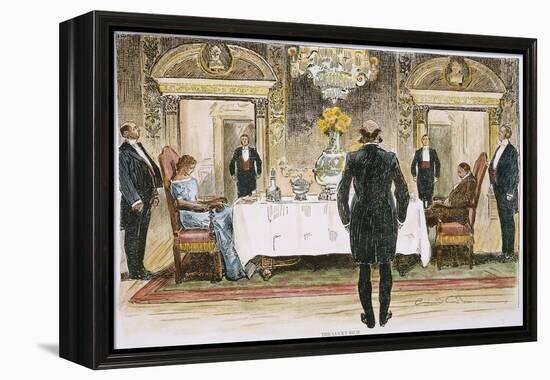 The Lucky Rich, 1896-Charles Dana Gibson-Framed Premier Image Canvas