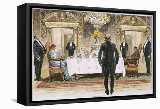 The Lucky Rich, 1896-Charles Dana Gibson-Framed Premier Image Canvas