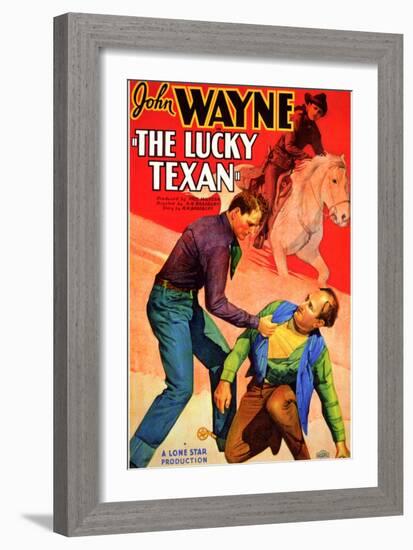 The Lucky Texan, 1934-null-Framed Art Print